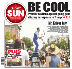 Cover of Calgary Sun
