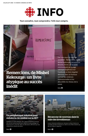 Cover of Radio-Canada Info