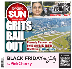 Cover of Toronto Sun