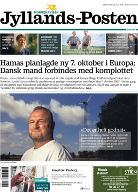 Cover of Jyllands-Posten Sondag