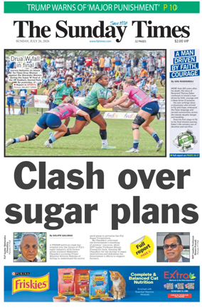 Cover of The Fiji Times