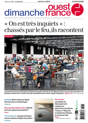 Cover of Dimanche Ouest France (Ille-et-Vilaine)