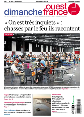 Cover of Dimanche Ouest France (Maine-et-Loire)