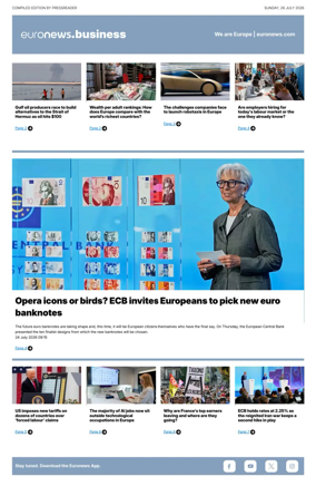 Cover of Euronews Business