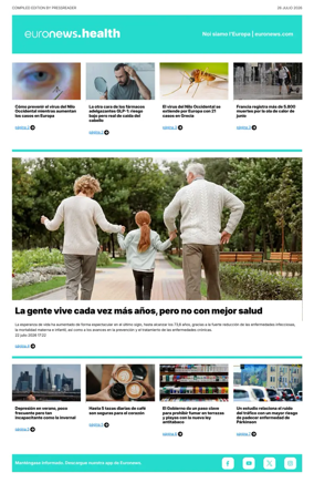Cover of Euronews Health (Spanish) Compiled Edition