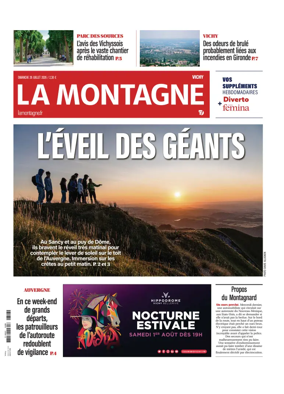 Cover of La Montagne (Vichy)