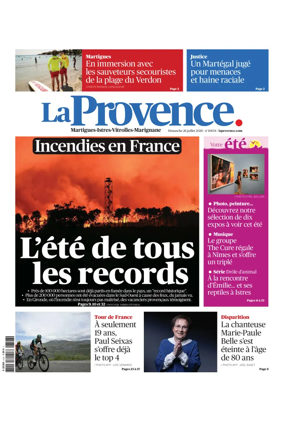 Cover of La Provence Martigues-Istres-Vitrolles-Marignane