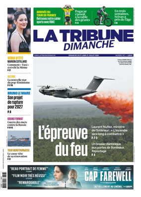 Cover of La Tribune Dimanche (France)