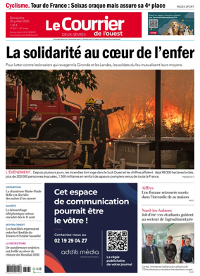 Cover of Le Courrier de l’Ouest (Deux-Sevres)