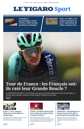 Cover of Le Figaro Sport