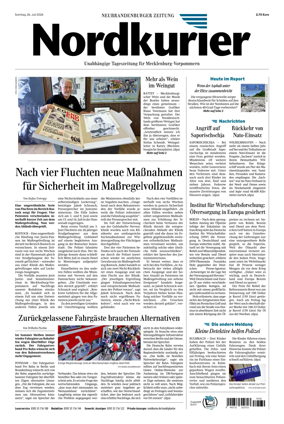 Cover of Neubrandenburger Zeitung