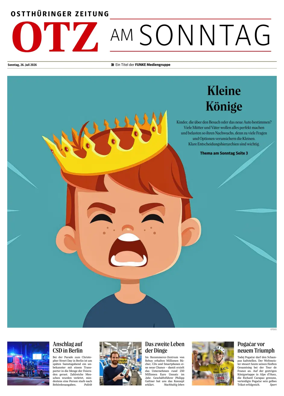 Cover of Ostthuringer Zeitung (OTZ am Sonntag)