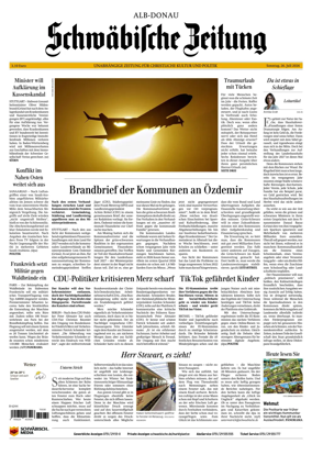 Cover of Schwabische Zeitung (Alb-Donau)