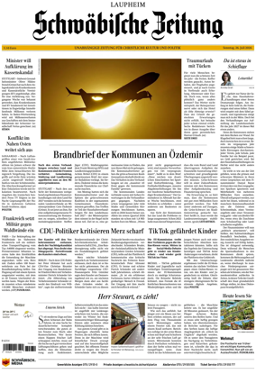 Cover of Schwabische Zeitung (Laupheim)