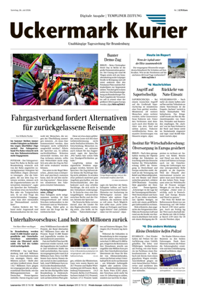Cover of Templiner Zeitung