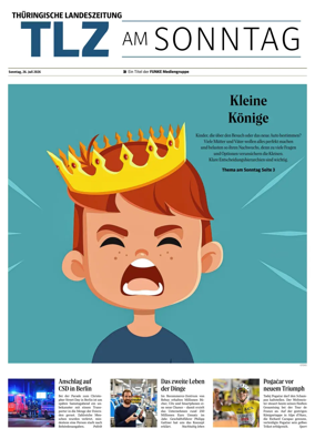 Cover of Thuringische Landeszeitung (TLZ am Sonntag)