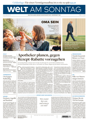 Cover of Welt am Sonntag