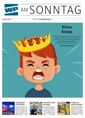 Cover of Westfalenpost (WP am Sonntag)