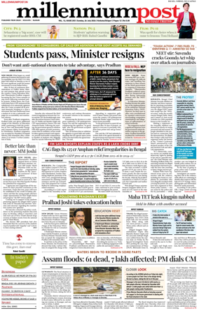 Cover of Millennium Post (Kolkata)