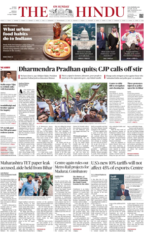 Cover of The Hindu (Chennai)