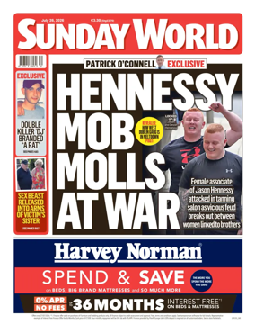 Cover of Sunday World (Ireland)