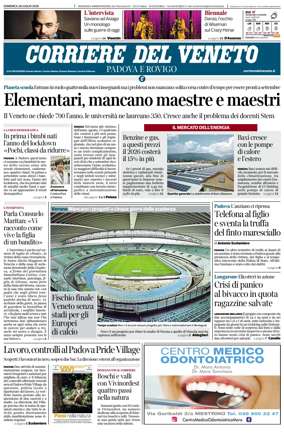 Cover of Corriere del Veneto (Padova e Rovigo)