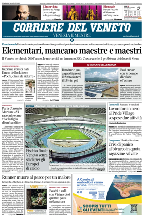 Cover of Corriere del Veneto (Venezia e Mestre)