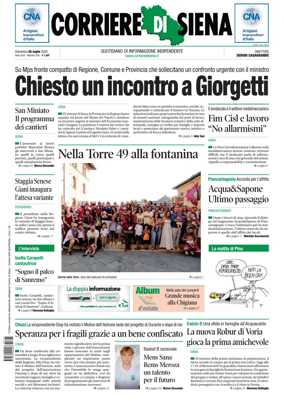 Cover of Corriere di Siena