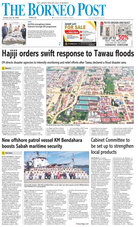 Cover of The Borneo Post (Sabah)