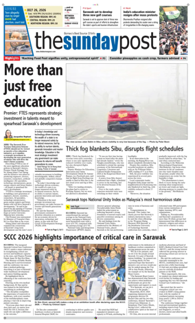Cover of The Borneo Post (Sarawak)