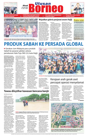 Cover of Utusan Borneo (Sabah)