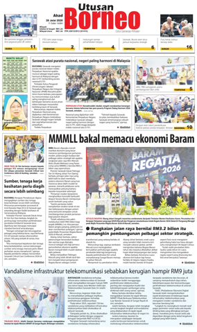 Cover of Utusan Borneo (Sarawak)