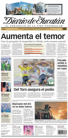 Cover of Diario de Yucatan