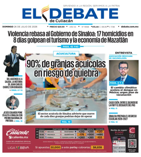 Cover of El Debate de Culiacan
