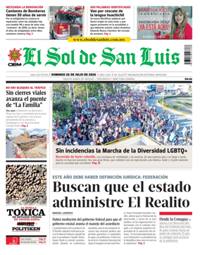 Cover of El Sol de San Luis Potosi