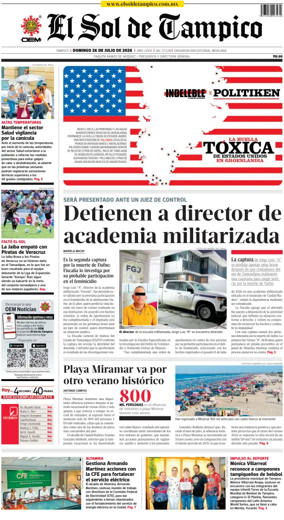 Cover of El Sol de Tampico