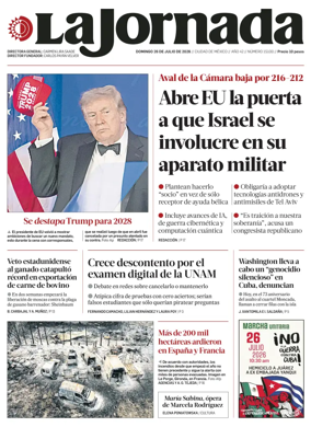Cover of La Jornada