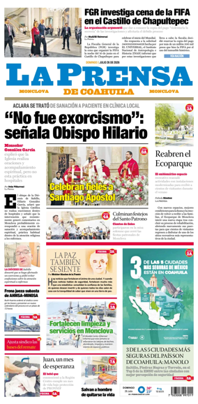 Cover of La Prensa de Coahuila