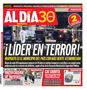 Cover of Periodico Al Dia (Irapuato)