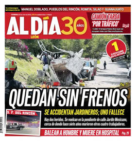 Cover of Periodico Al Dia (Leon)