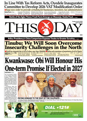 Cover of THISDAY