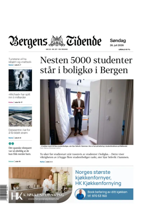 Cover of Bergens Tidende