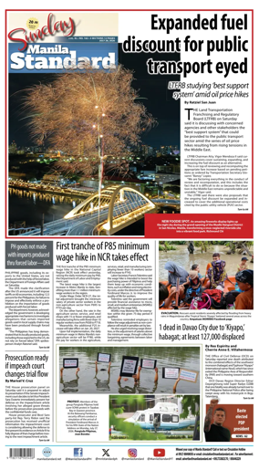 Cover of Manila Standard