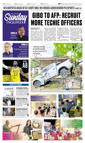 Cover of Philippine Daily Inquirer