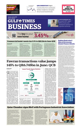 Cover of Gulf Times Business