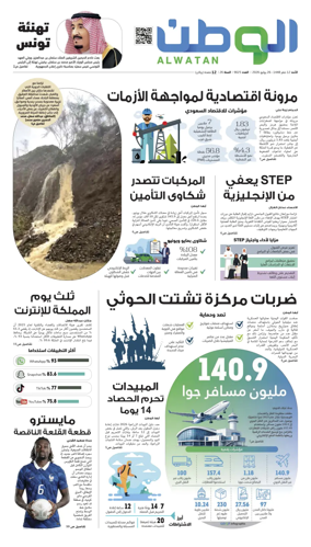 Cover of Al-Watan (Saudi)