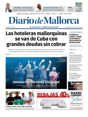 Cover of Diario de Mallorca