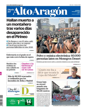 Cover of Diario del Alto Aragon