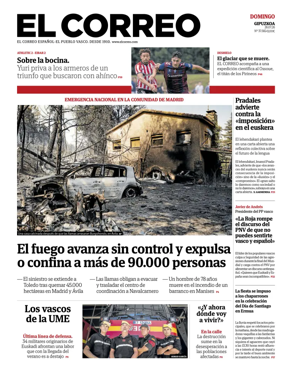 Cover of El Correo (Gipuzkoa)