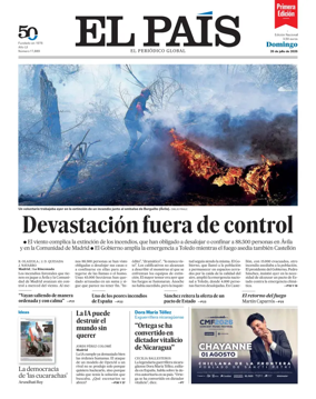 Cover of EL PAIS primera edicion